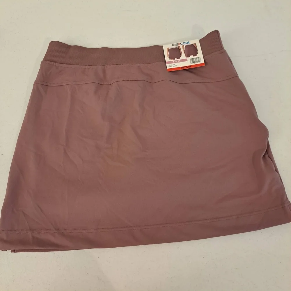 32 Degrees Women Skort M Mauve NWT Active Athletic Pocket 1727-182